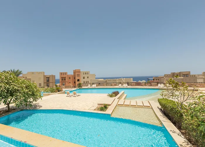 Spacious Sea View ,1 Bedroom In Azzurra Sahl Hasheesh Apartment *